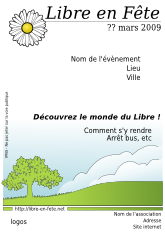 Affiche Libre en Fête